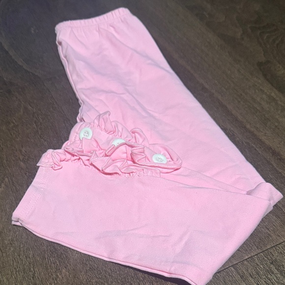 Source Unknown Pink Ruffle Leggings - Picture 3 of 3